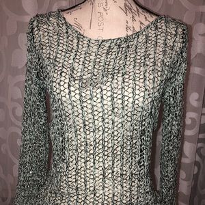 Crochet style sweater